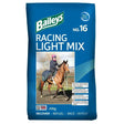 Baileys no 16 racing light mix 20kg blue bag horse feed with jockey image supporting nutrition for box rest needing horses