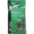 Green and black bag of baileys no 2 pony cubes horse feed perfect all round barley-free working cubes 20kg pack