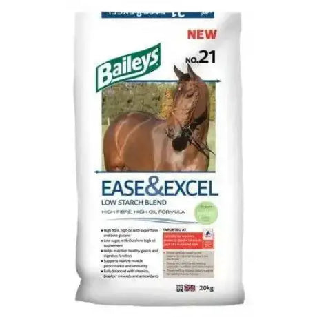 Baileys No. 21 Ease and Excel Horse Feed Horse Feeds Barnstaple Equestrian Supplies