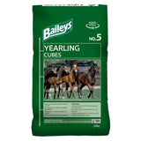 Green baileys no 5 yearling cubes 20kg bag feeding non heating calories for growing youngstock and fussy feeders