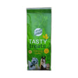 Green bag of baileys tasty treats horse treats featuring two horses and text high in fibre deliciously healthy