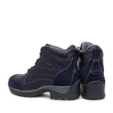 Dark navy blue bareback footwear blair storm waterproof jodhpur boots with reinforced stitching and rugged rubber sole