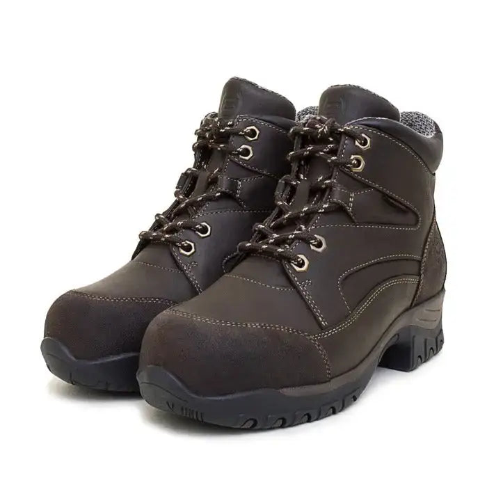 Dark brown bareback footwear blair storm waterproof jodhpur boots with rugged soles and reinforced stitching