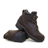 Dark brown Bareback Footwear Blair storm waterproof jodhpur boots with rugged soles and sturdy laces
