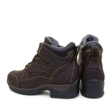 Dark brown leather bareback footwear blair storm waterproof jodhpur boots with reinforced stitching and rugged sole