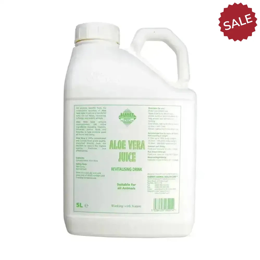 Barrier Aloe Vera Juice 5 Litre Horse Supplements