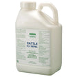 White plastic 5l jug of barrier cattle fly repel for effective cattle fly repel and animal healthcare use