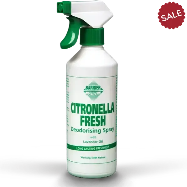 Barrier Citronella Fresh Deodorising Spray 500 ml Stable Accessories