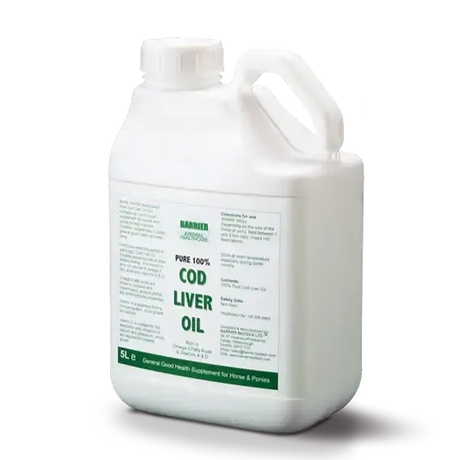 Barrier Cod Liver Oil 5 Litre Horse Supplements