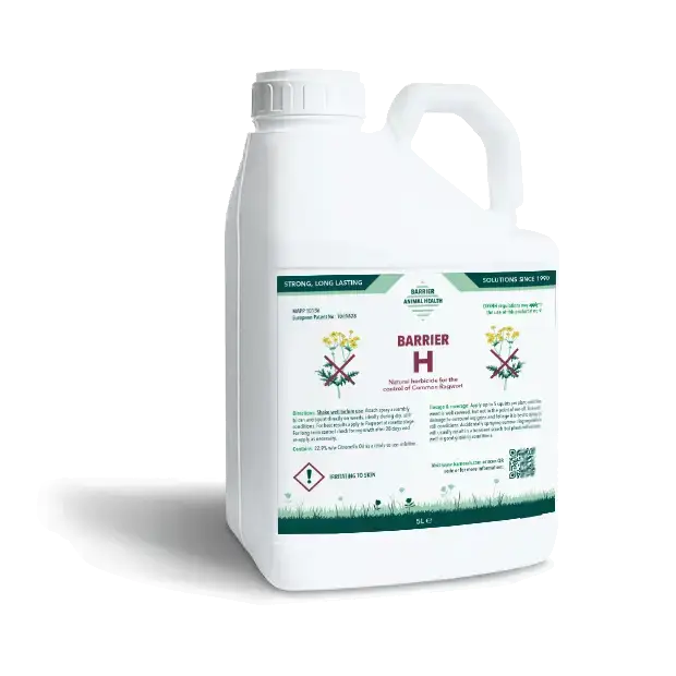 Barrier Horse Natural Solution To Deture Horses and Control Ragwort 5 Litre Ragwort Control
