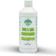 White plastic bottle of barrier kiwi & lime conditioning shampoo with aloe vera green label lime conditioning shampoo