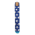 Blue funky welly socks with cute sheep faces and dots in cotton blend featuring a turquoise toe for ladies