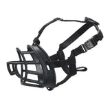 Black baskerville ultra dog muzzle with adjustable straps and buckle offers maximum safety and comfort