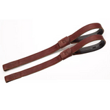 Bates Webbers Havana Brown 0 - 60cm Stirrup Leathers