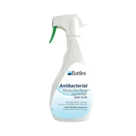 Battles Antibacterial Multi-Surface Sanitiser 500ml Veterinary Barnstaple Equestrian Supplies