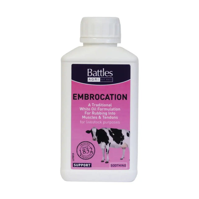 Battles Embrocation 250ml Liniment Barnstaple Equestrian Supplies