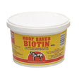 Yellow and red labeled battles hoof saver biotin container 600g horse hoof supplements for healthy hooves