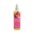 Pink and yellow battles poultry scaly leg formula spray bottle with white nozzle and chicken illustration on label
