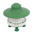 Green plastic garden insect trap with white fan and feet featured with bec ascot outdoor free range chicken feeder legs
