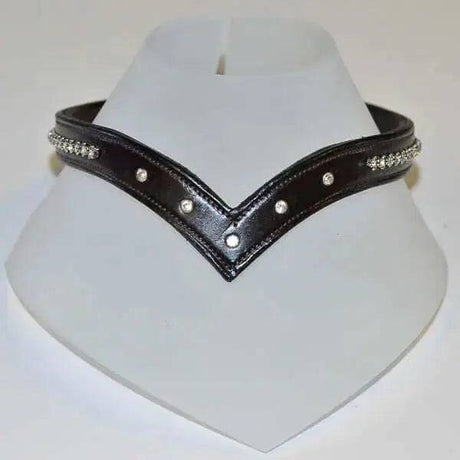 Becker Browbands Diamante V Havana Cob Trilanco Bridle Accessories Barnstaple Equestrian Supplies