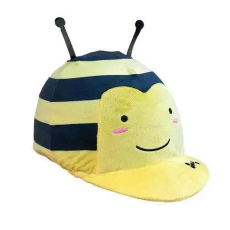 Beeyonce Bumblebee Novelty Hat Silk Equetech Hat Covers Equetech Hat Silks Barnstaple Equestrian Supplies