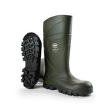 Olive green bekina boots steplitex rubber wellington boots with black textured soles boots steplitex solidgrip s5