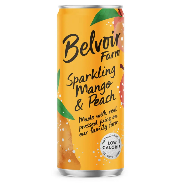 Belvoir Farm Canned Drinks Mango & Peach Drinks