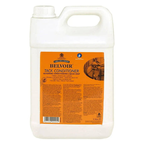 Belvoir Tack Conditioner Step 2 Carr & Day & Martin Tack Care 5 Litres Barnstaple Equestrian Supplies