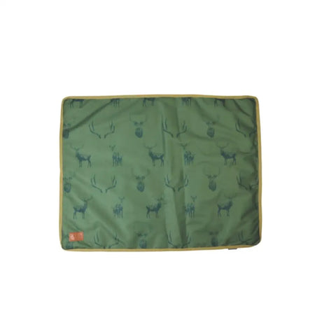 Benji & Flo Divine Deer Dog Bed Moss/Merlot/Fawn 60 X 80Cm Dog Bed Barnstaple Equestrian Supplies