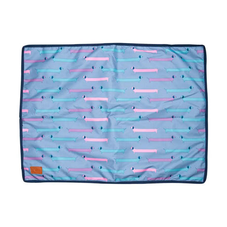 Benji & Flo Dorris The Dachshund Dog Bed Riviera/Navy 60 X 80Cm Dog Bed