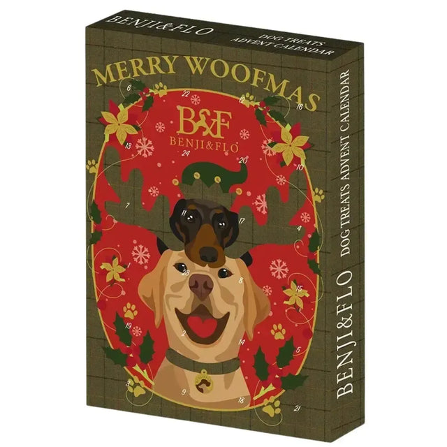 Benji & Flo Merry Woofmas Christmas Advent Calendar Pack of 6 Advent Calendars