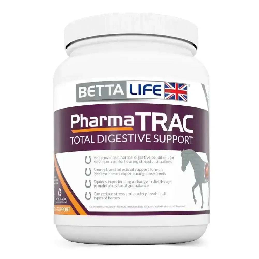 BettaLife PharmaTRAC Total Digestive Support 1kg Gut Balancers For Horses