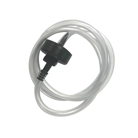 Clear plastic tube with black threaded connector for bimeda bimectin draw fits tube bimectin draw use