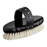 Bitz Body Brush Goat Hair Diamante Large Black Body Brushes Barnstaple Equestrian Supplies