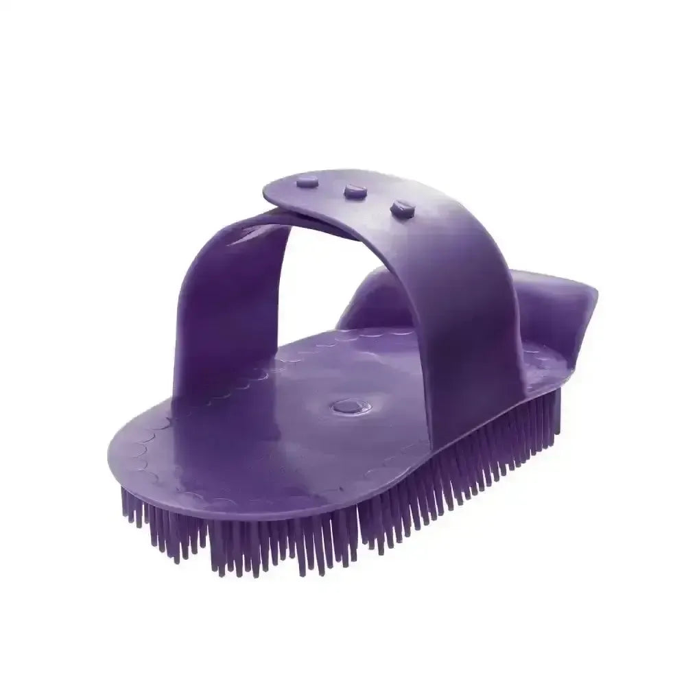 Bitz Curry Comb Plastic Medium Medium Black Curry Combs