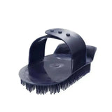 Bitz Curry Comb Plastic Medium Medium Black Curry Combs