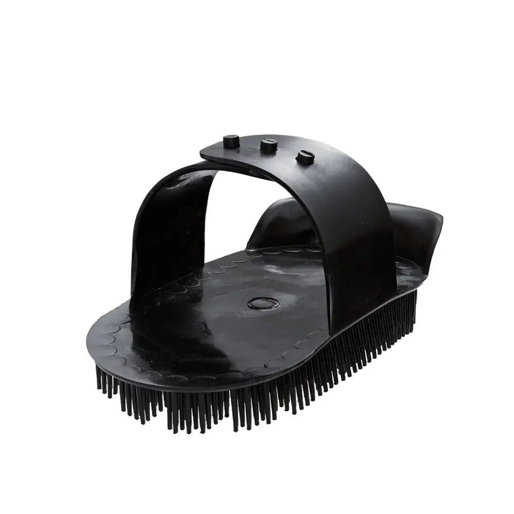 Bitz Curry Comb Plastic Medium Medium Black Curry Combs Barnstaple Equestrian Supplies