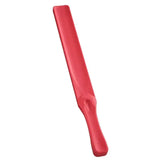 Red plastic bitz feed stirrer with flat blade and ergonomic handle for stirring brightly coloured feed easily
