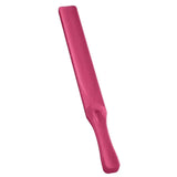A sleek solid pink plastic bitz feed stirrer with a smooth handle and flat blade for brightly coloured feed stirring