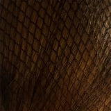 Brown woven bitz hairnets texture resembling reptile scales for standard weight and heavyweight hairnets use
