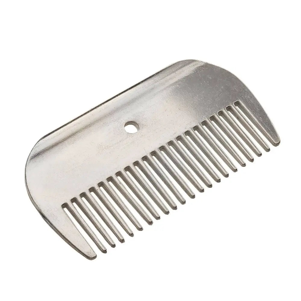 Bitz Metal Comb Small Silver Mane & Tail Combs Barnstaple Equestrian Supplies