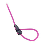 Pink elastic leash with black plastic clip bitz quick clip features an ingenious quick release tether design
