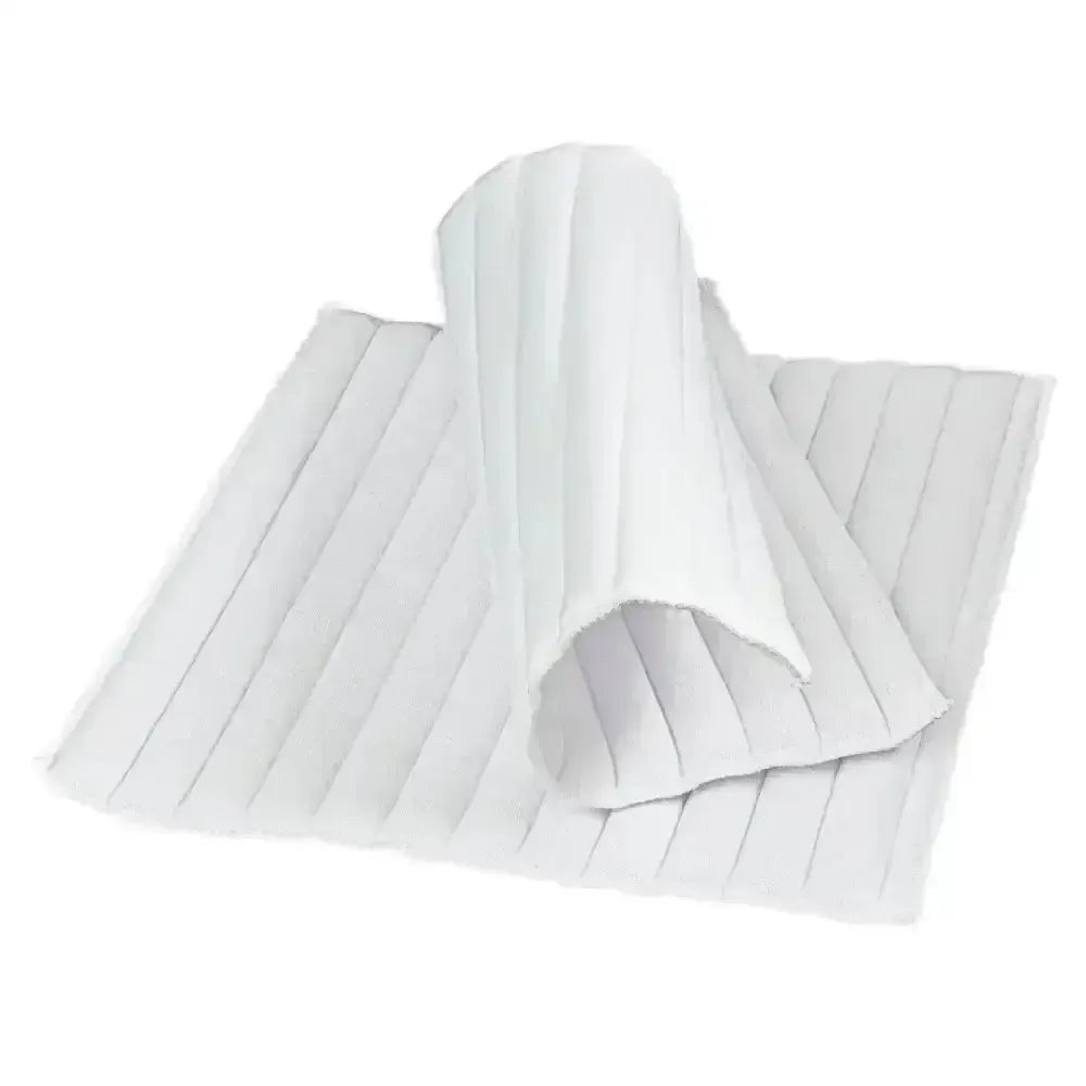 Bitz Quilted Leg Pads Small White Leg Pads
