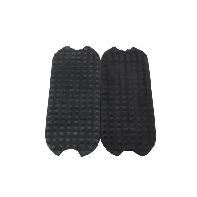 Black rubber bitz stirrup treads with textured diamond pattern for fillis stirrup irons providing grip and durability