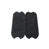 Black rubber bitz stirrup treads with textured diamond pattern for fillis stirrup irons grip and safety