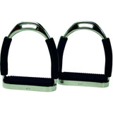 Bitz Stirrups Flexi C/W Treads 4.25" (110Mm) Black Flexi Stirrups Barnstaple Equestrian Supplies