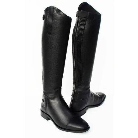 Black Leather Riding Boots Rhinegold Elite Seville 39 EU / 6 UK 0 Rhinegold Long Riding Boots Barnstaple Equestrian Supplies