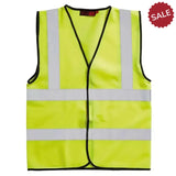 Blackrock Hi-Vis Waistcoat Sleeveless Adult Large Yellow Workwear