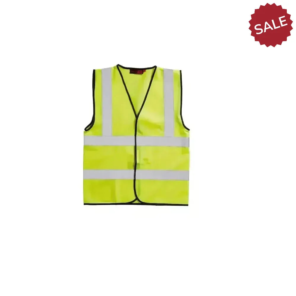 Blackrock Hi-Vis Waistcoat Sleeveless Adult Large Yellow Workwear