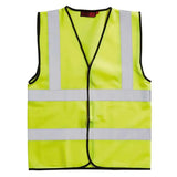 Blackrock Hi-Vis Waistcoat Sleeveless Adult Large Yellow Barnstaple Equestrian Supplies